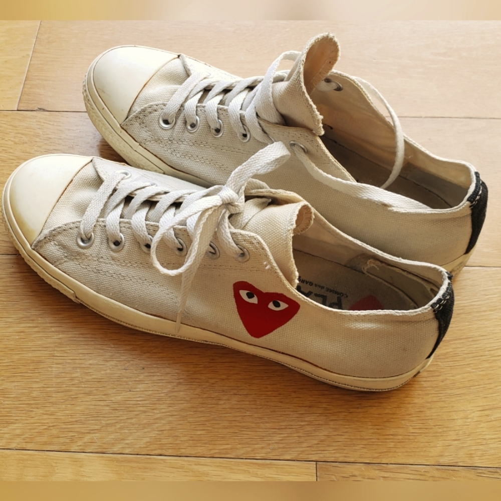 Converse Comme des Garçons canvas shoes US men 8
